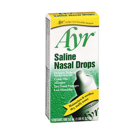 Ayr, Saline Non Medicated Nasal Drops, 50 ml Ayr