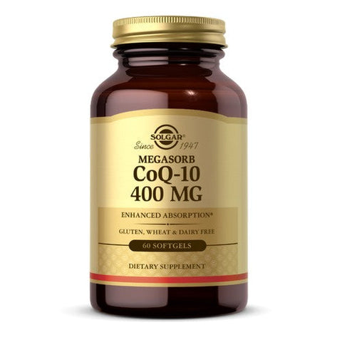Solgar, Megasorb CoQ-10, 400 mg, 60 S Gels Solgar