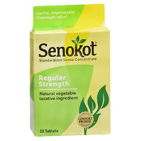 Senokot, Laxative Tablets Regular Strength, 20 Tabs Senokot