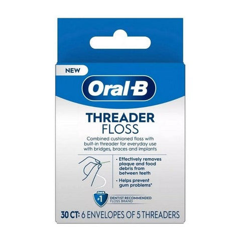 Oral-B, Pro-Health Threader Dental Floss, 30 Count Oral-B