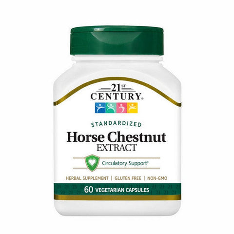 21st Century, Horse Chestnut Extract Standardized, 60 Veg Caps 21st Century