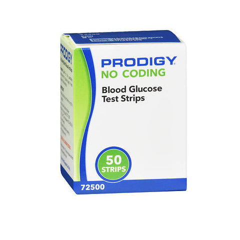 Prodigy, No Coding Blood Glucose Test Strips, 50 each Prodigy