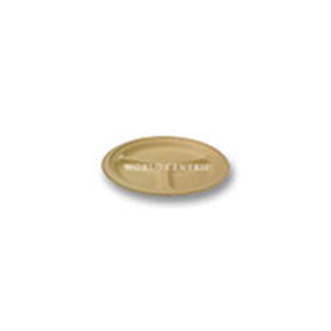 World Centric, 3 Compartment Plate 10 Inch, 20 Count(Case Of 12) World Centric