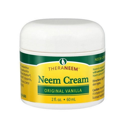 TheraNeem Naturals, Naturals Neem Cream Original Vanilla, 2 Oz TheraNeem Naturals