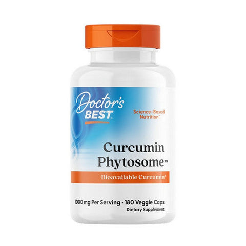 Doctors Best, Curcumin Phytosome With Meriva, 1000 Mg, 180 Veggie Caps Doctors Best