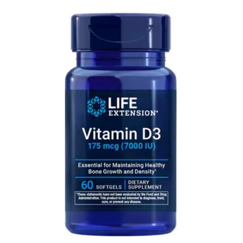Life Extension, Vitamin D3, 175 Mcg, 60 Softgels Life Extension