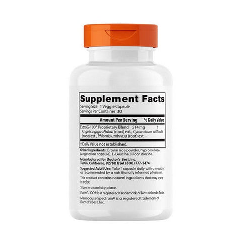 Doctors Best, Menopause Spectrum with EstroG-100, 30 Veggie Caps Doctors Best