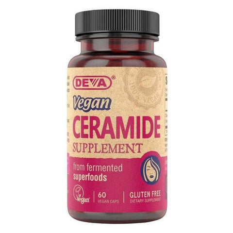 Deva Nutrition, Vegan Ceramide Skin Support, 60 TABS Deva Nutrition