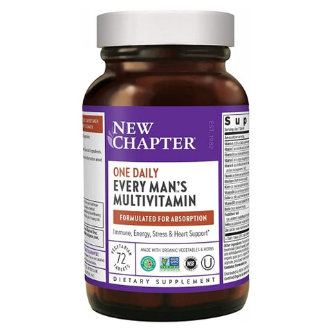 Every Man's One Daily Multivitamin 96 Veg Tabs by New Chapter