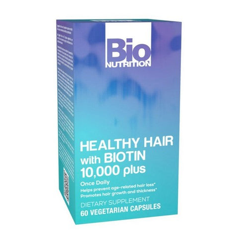 Bio Nutrition, Healthy Hair With Biotin, 60 vcaps Bio Nutrition