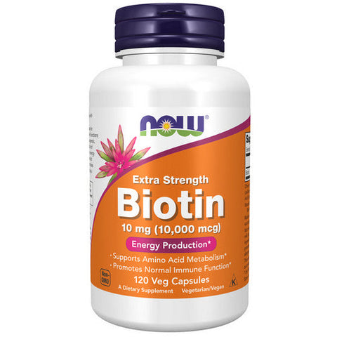 Now Foods, Biotin Extra Strength, 120 vcaps Now Foods