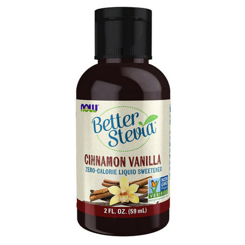 Now Foods, Better Stevia Liquid Sweetener, Cinnamon Vanilla 2 fl oz Now Foods