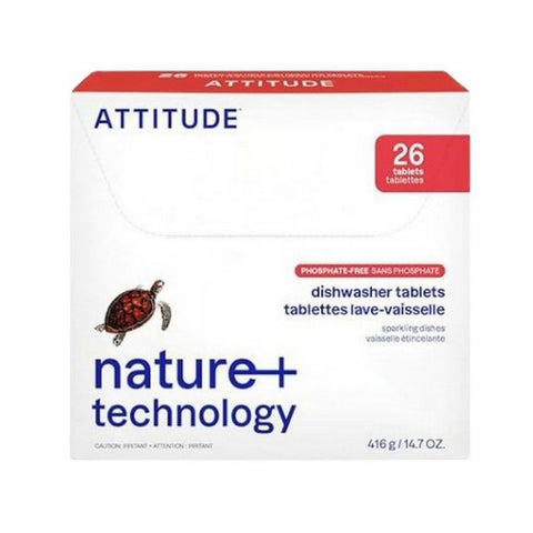 Dishwasher Detergent Eco Pouches 26 Pouch by Attitude