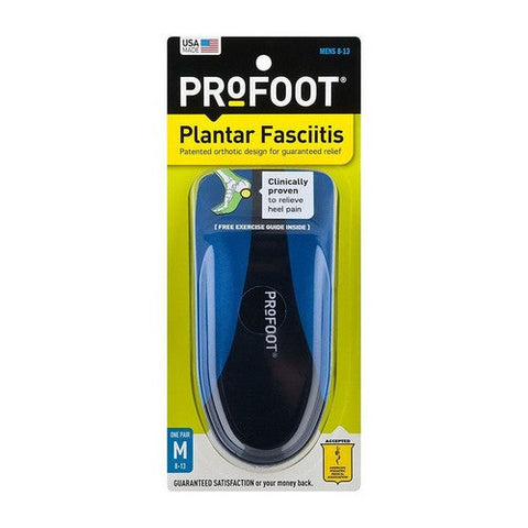 Profoot, Plantar Fasciitis Heel Insert Men's Fits All Mens, 1 Pair Profoot
