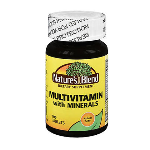 Nature's Blend, Multi-Vitamin With Minerals, 100 Tabs Nature's Blend