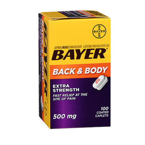Bayer, Back & Body Pain Reliever, 100 tabs Bayer