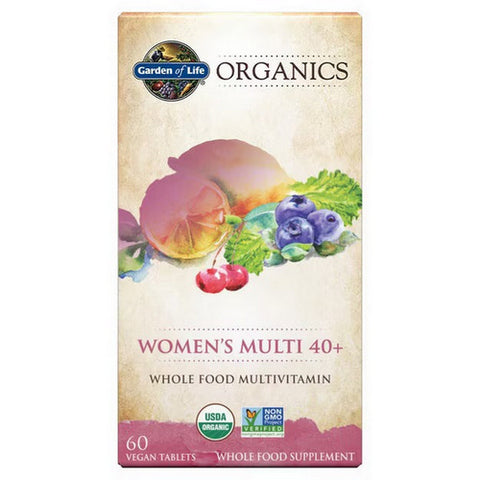 Garden of Life, Organics Women's 40 Plus Multi, 60 Tabs Garden of Life