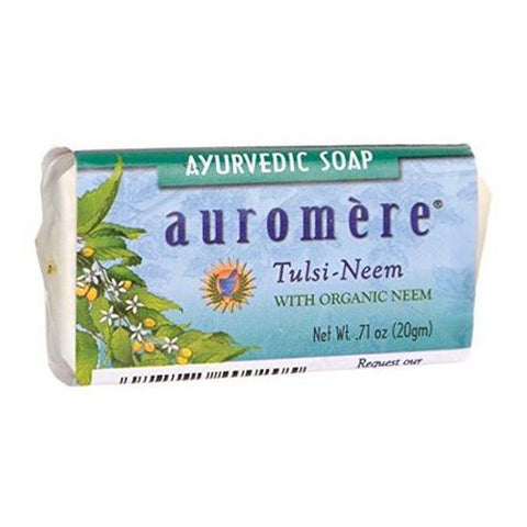 Auromere, Ayurvedic Bar Soap, Tulsi Neem 0.71 Oz Auromere