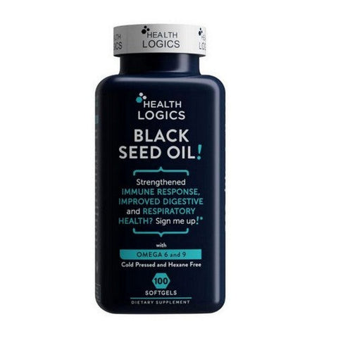 Health Logics, Black Seed Oil, 100 Caps Health Logics