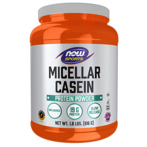 Now Foods, Instantized Micellar Casein Unflavored, 1.8 lbs Now Foods
