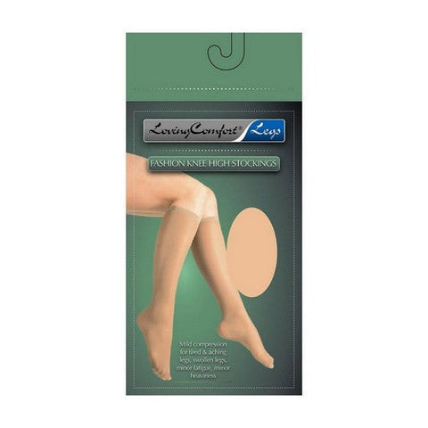 Scott Specialties, Compression Stocking Knee High Large Beige Closed Toe, 2 Pairs Scott Specialties