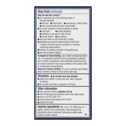 Advil, Pm Pain Reliever Nighttime Sleep-Aid, 40 Liquid Gels Advil
