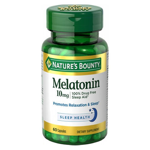 Nature's Bounty, Melatonin, 10 mg, 60 Caps Nature's Bounty