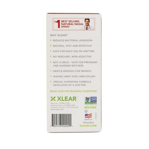 Xlear Inc, Natural Saline Nasal Spray, 1.5 Oz Xlear Inc