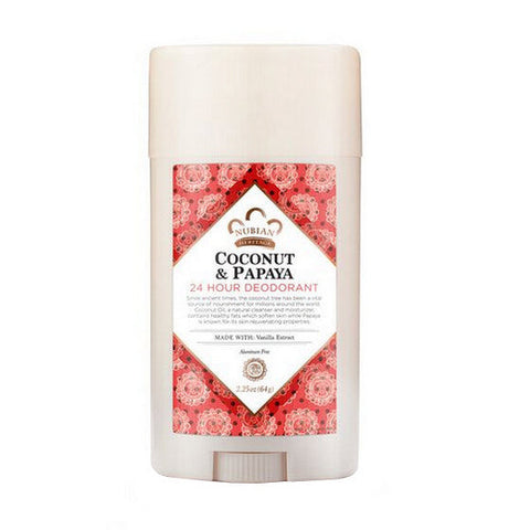 Nubian Heritage, Coconut & Papaya Deodorant, 2.25 Oz Nubian Heritage