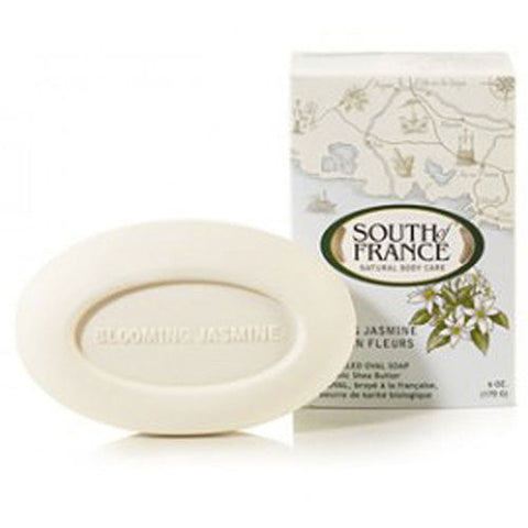 South Of France Soaps, French Milled Oval Soap, Blooming Jasmine 6 oz South Of France Soaps