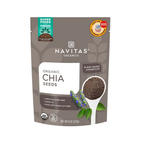 Navitas Organics, Organics Chia Seeds, 8 Oz Navitas Organics