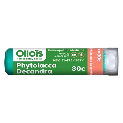 Ollois, Phytolacca Decandra 30C, 80 Peaces (Pellets) Ollois