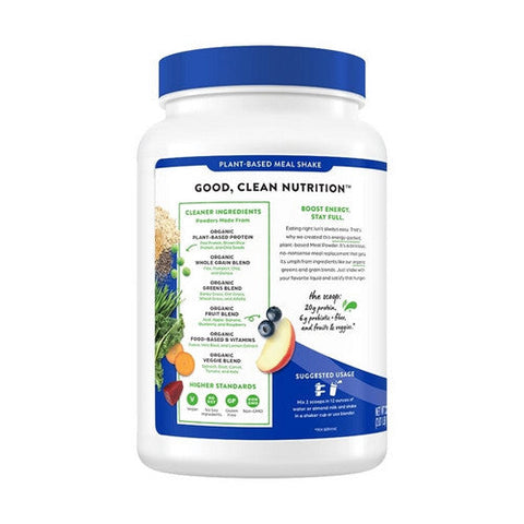 Orgain, Organic Meal Powder Vanilla Bean, 2.01 lbs Orgain