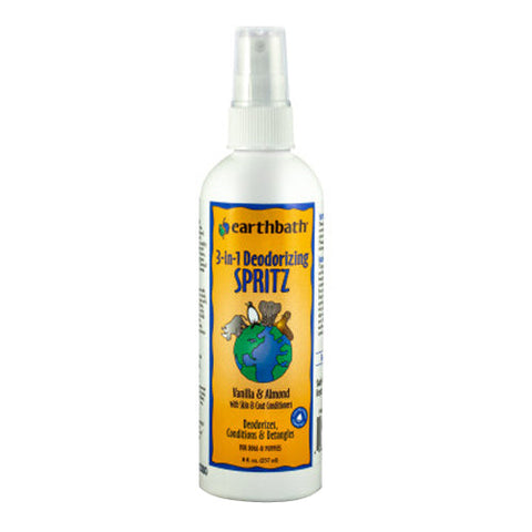Earthbath, Deodorizing Skin & Coat Conditioning Spritz, Vanilla Almond 8 oz Earthbath