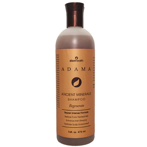 Zion Health, Adama Ancient Minerals Shampoo Regenerate Geranium Rose, 16 Oz Zion Health