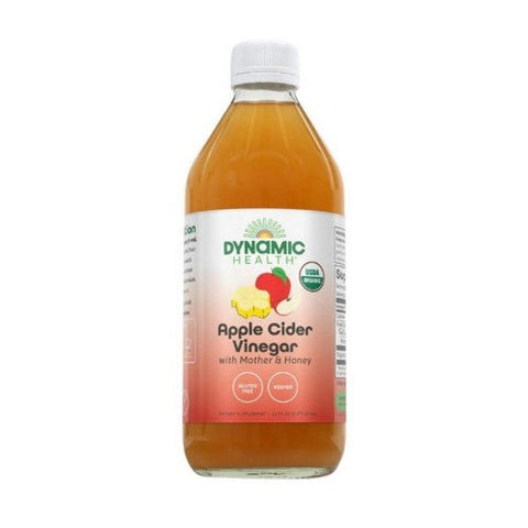 Dynamic Health Laboratories, Apple Cider Vinegar With Mother & Honey, 16 oz Dynamic Health Laboratories