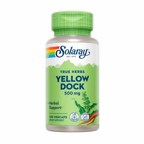 Solaray, Yellow Dock, 500 mg, 100 Caps Solaray
