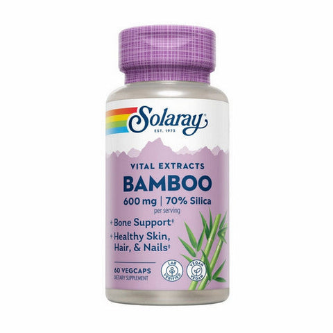 Solaray, Vital Extracts Bamboo, 300 Mg, 60 Veg Caps Solaray