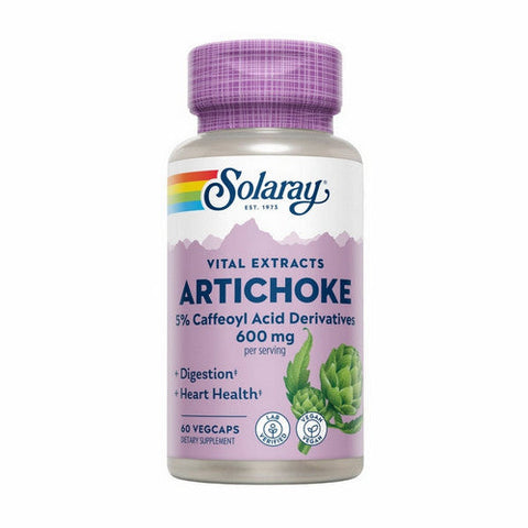 Solaray, Vital Extracts Artichoke, 60 Caps Solaray