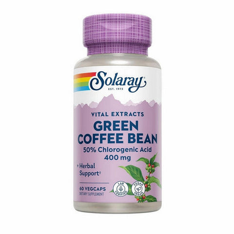 Solaray, Green Coffee Bean Extract, 400 mg, 60 Caps Solaray