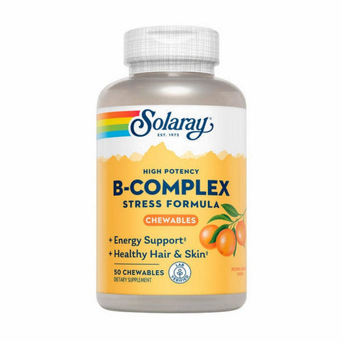 Solaray, B-Complex Chewable, Orange 50 Wafers Solaray