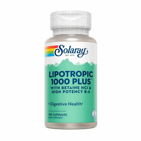 Solaray, Lipotropic 1000 Plus, 100 Caps Solaray