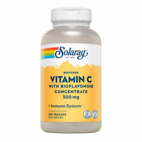 Solaray, Vitamin C With Bioflavanoids Concentrate, 500 mg, 250 Caps Solaray