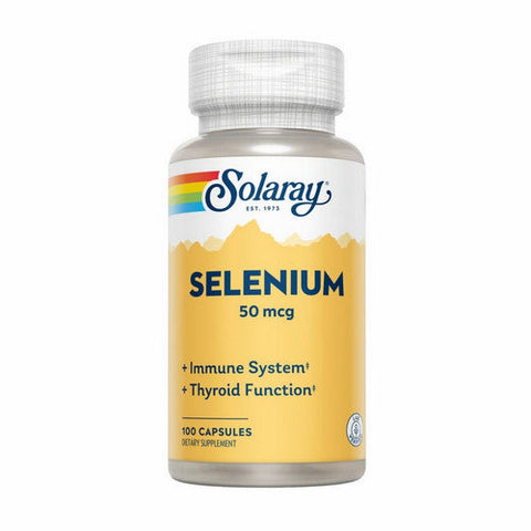 Solaray, Selenium, 50 mcg, 100 Caps Solaray