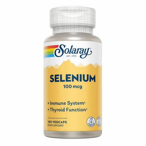 Solaray, Selenium, 100 mcg, 100 Caps Solaray