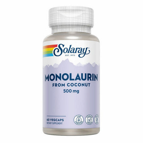 Solaray, Monolaurin, 500 Mg, 60 Veg Caps Solaray