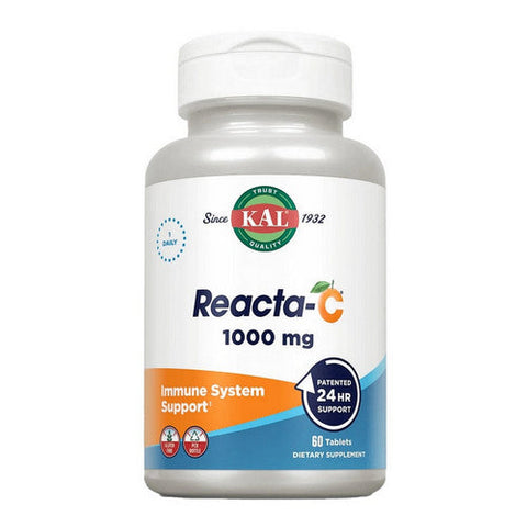 Kal, Reacta-C, 1000 Mg, 60 Tabs Kal