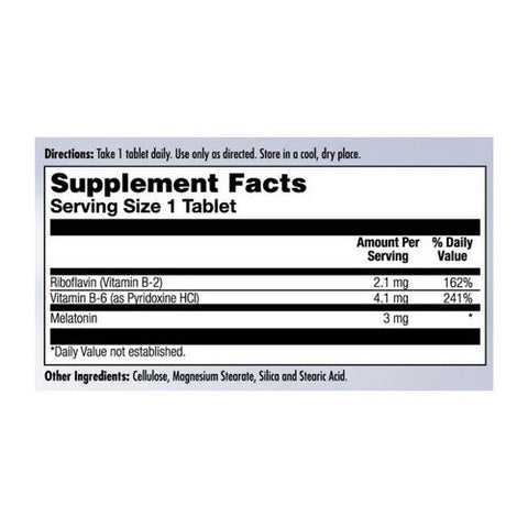 Kal, Melatonin SR, 3 mg, 60 Tabs Kal