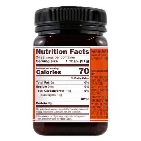 Wedderspoon, 100% Raw Manuka Honey, 17.6 oz Wedderspoon
