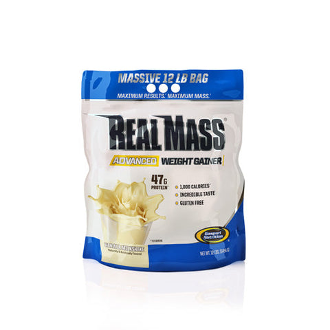 Gaspari Nutrition, Real Mass, Rich Vanilla Milkshake 12 lbs Gaspari Nutrition